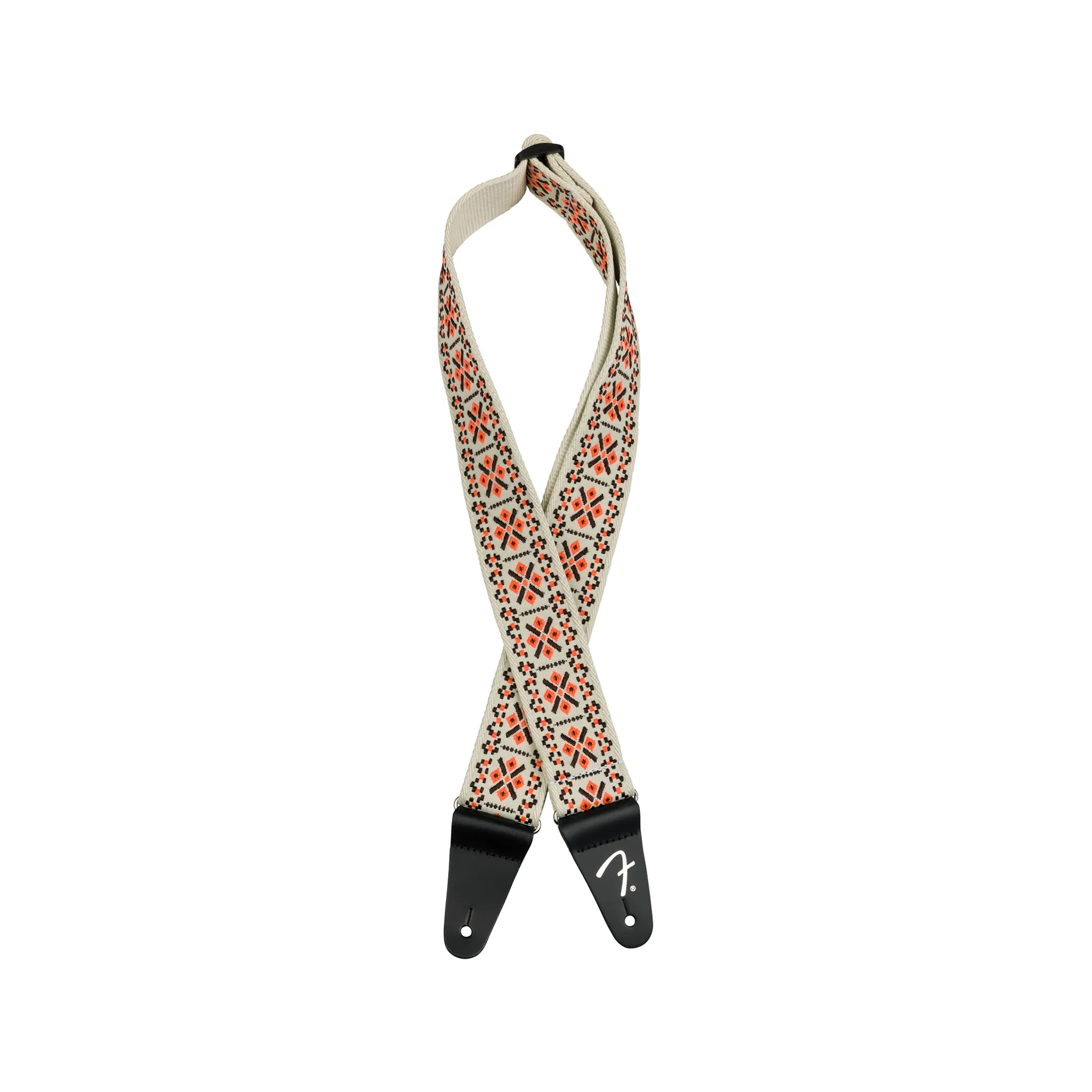 Fender Pasadena Woven Guitar Strap, Lattice Orange