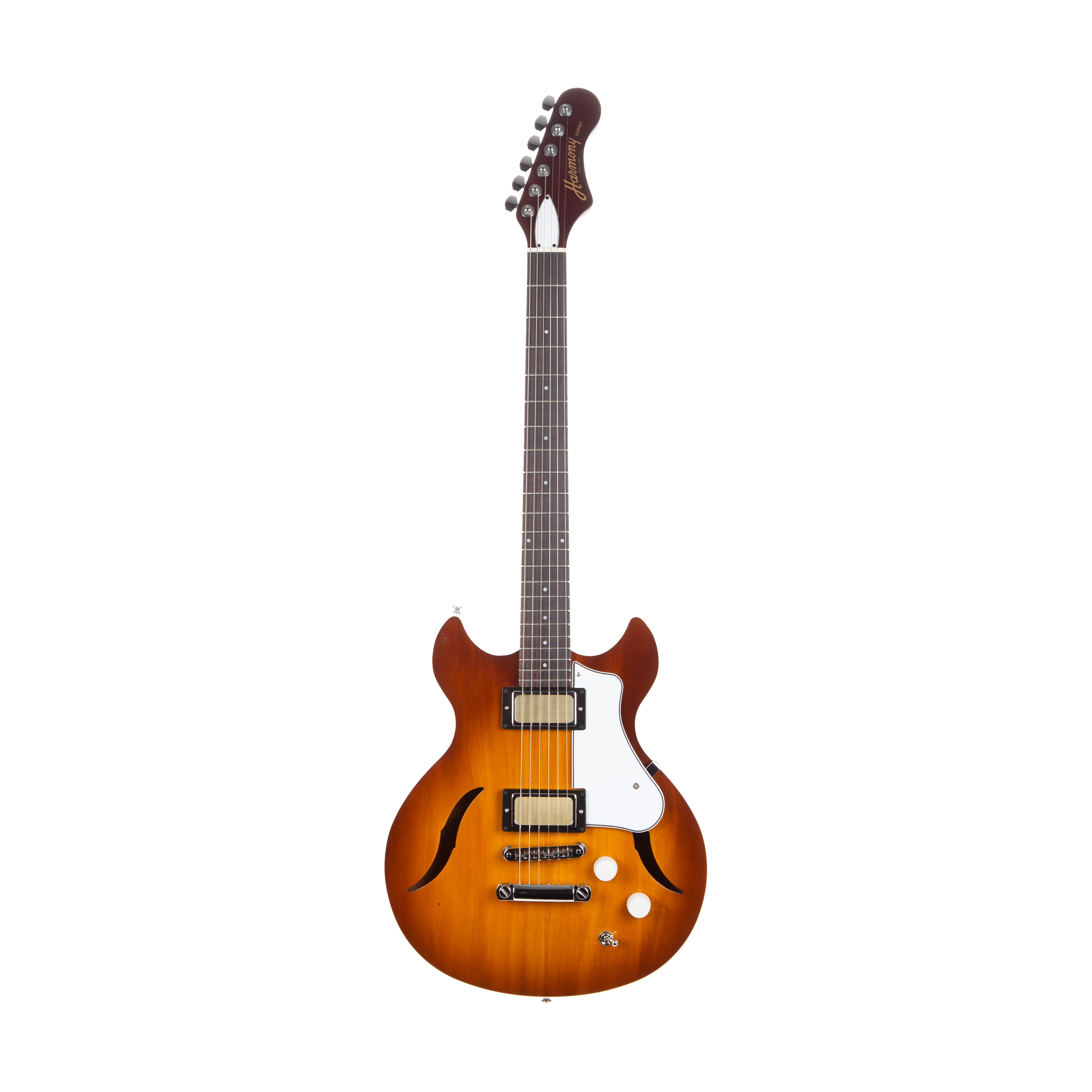 Harmony Standard Series Comet Electric Guitar w/Case, RW FB, Sunburst